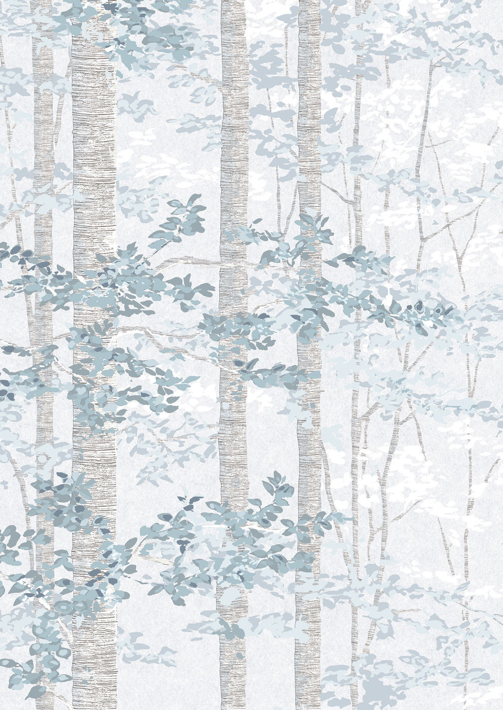 Bosky Wallpaper - Blue Yonder