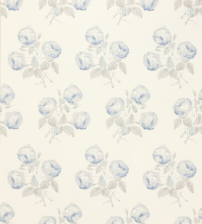 Bowood Wallpaper - Blue/Grey - Colefax & Fowler