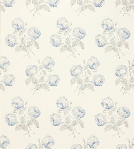 Bowood Wallpaper - Blue/Grey - Colefax & Fowler
