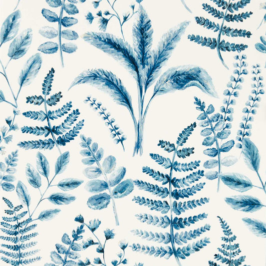 Bracken Wallpaper - Denim - Clarke & Clarke