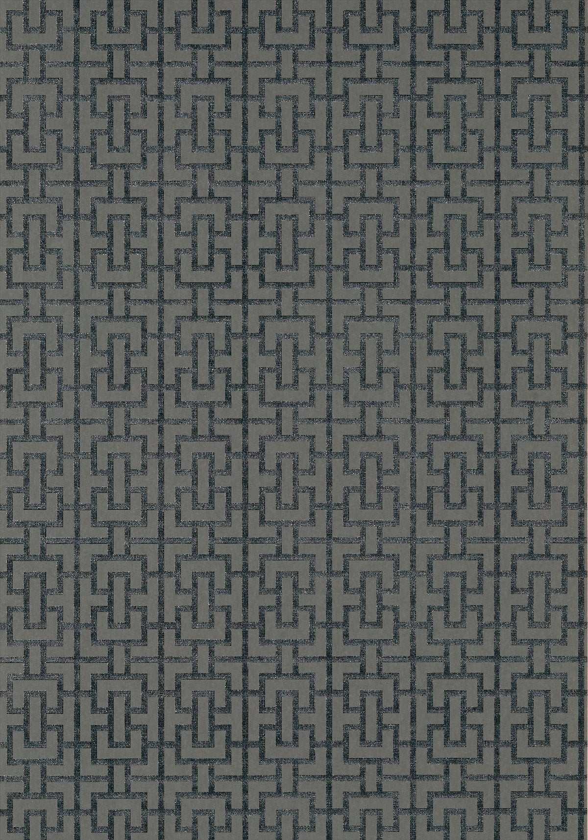 Bridle Wallpaper - Charcoal - AT79120 - Anna French