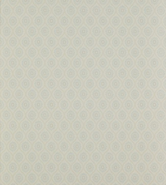 Brightwell Wallpaper - Blue/Cream - Colefax & Fowler
