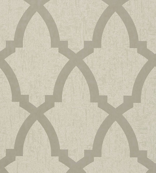 Brock Trellis Wallpaper - Neutral - AT6018 - Anna French