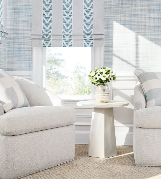 Bryson Wallpaper - Blue - AT23162 - Anna French