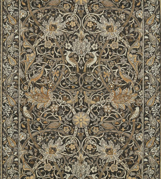 Bullerswood Fabric - Charcoal/Mustard - 226393 - Morris & Co