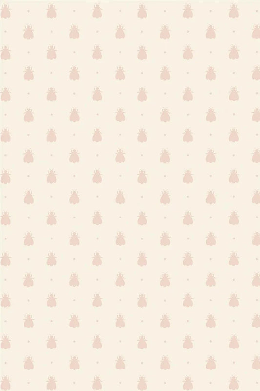 Bumble Bee Wallpaper - Pink - 594
