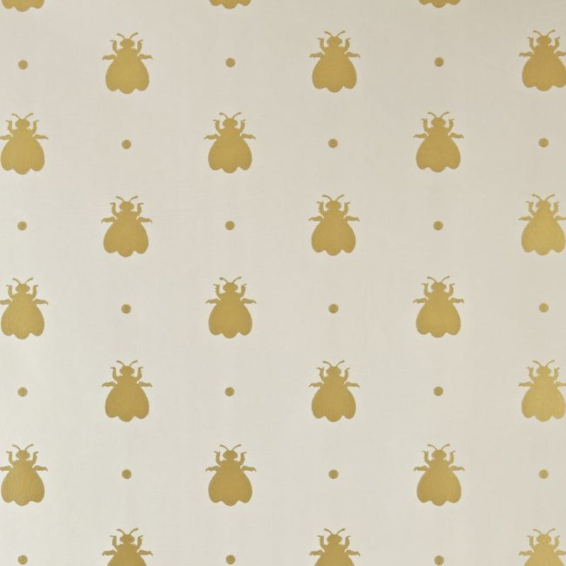 Bumble Bee Wallpaper - Shaded White - 525 - Farrow & Ball