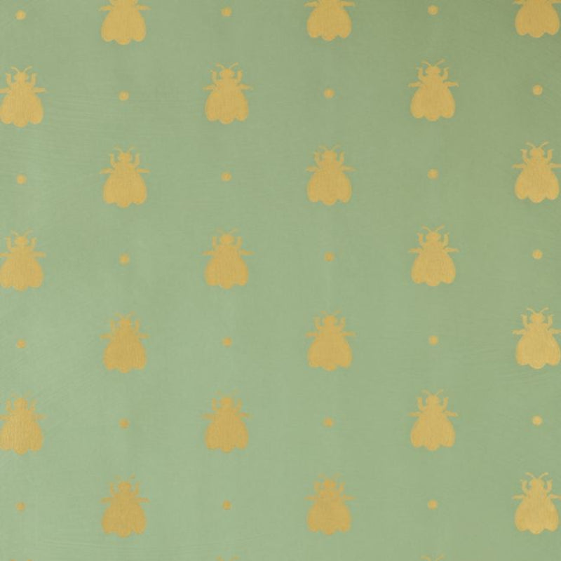 Bumble Bee Wallpaper - Suffield Green - 547 - Farrow & Ball