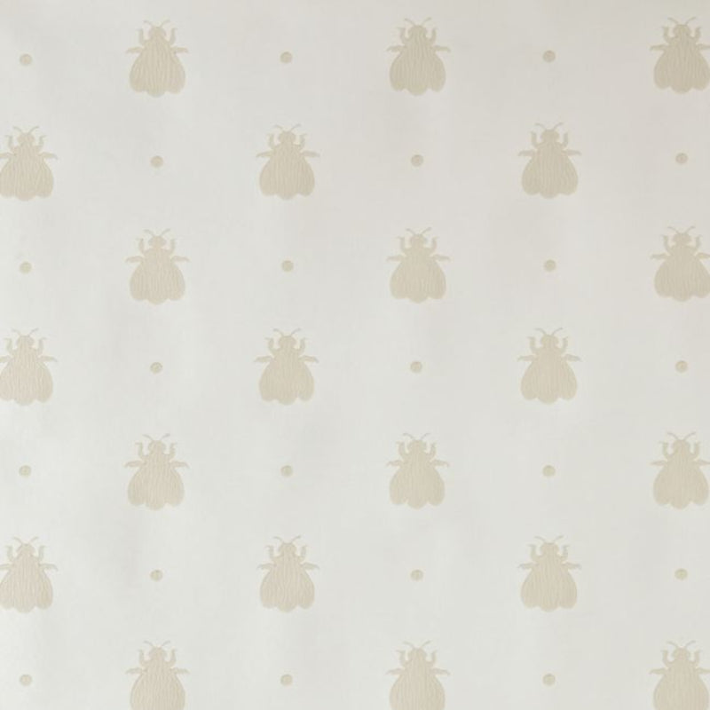 Bumble Bee Wallpaper - White - 509 - Farrow & Ball