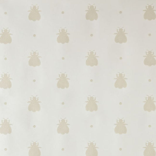 Bumble Bee Wallpaper - White - 509 - Farrow & Ball