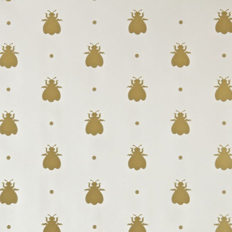 Bumble Bee Wallpaper - White Tie - 507 - Farrow & Ball