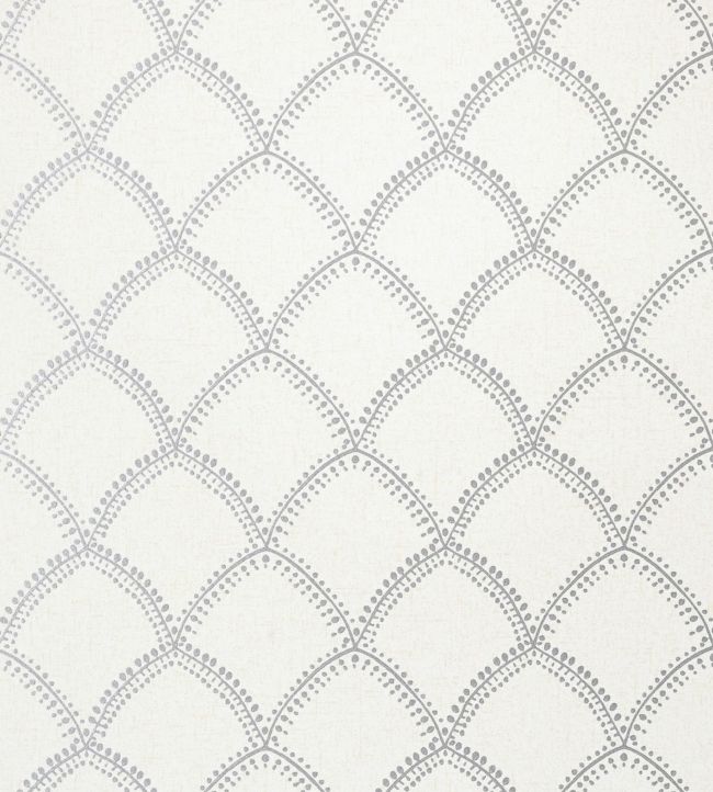 Burmese Wallpaper - Metallic on Alabaster - AT7906 - Anna French