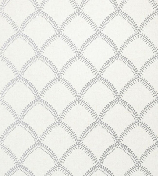 Burmese Wallpaper - Metallic on Alabaster - AT7906 - Anna French