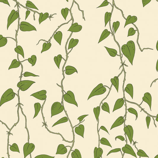 Cascada Wallpaper - Cream - Wear The Walls