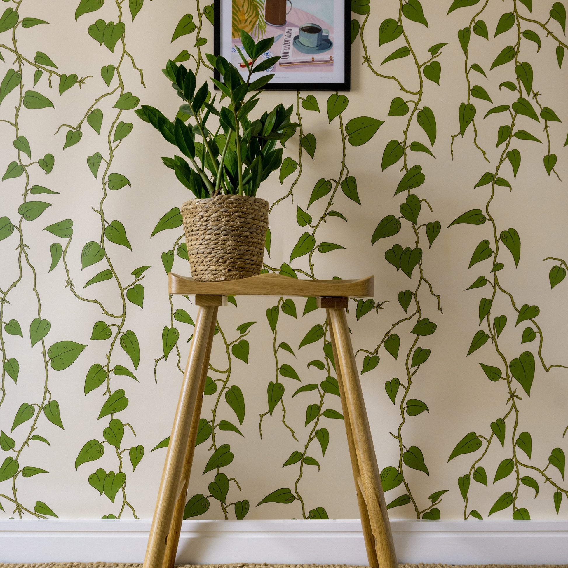 Cascada Wallpaper - Cream - Wear The Walls