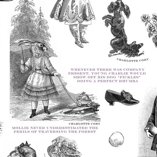 Fashionista Wallpaper - Black / White - The Graduate Collection