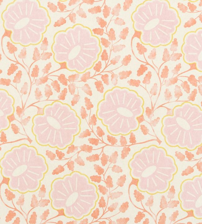 Punch Paisley Wallpaper