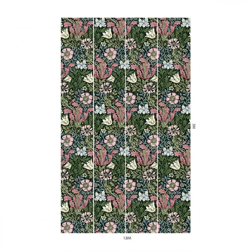 COMPTON Wallpaper - Onyx - House of Hackney