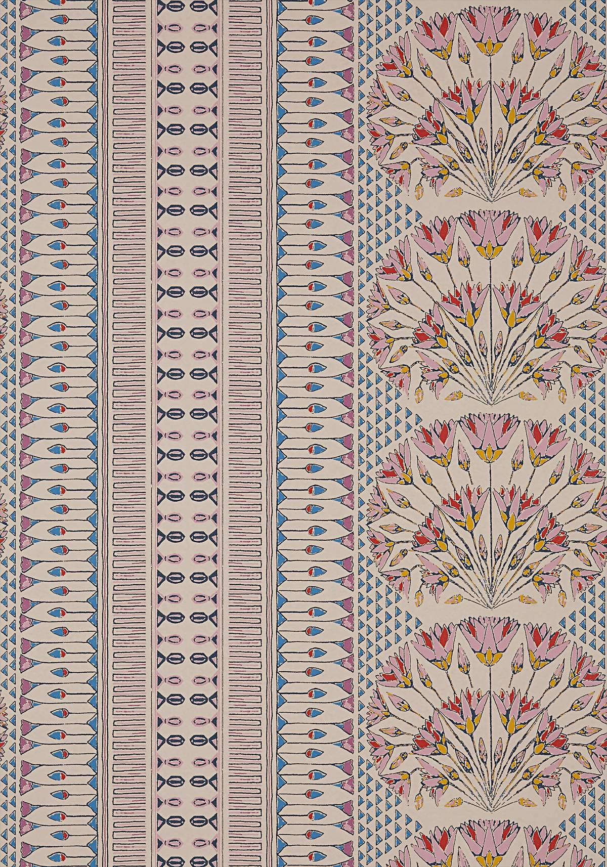 Cairo Wallpaper - Pink and Coral - AT9625 - Anna French