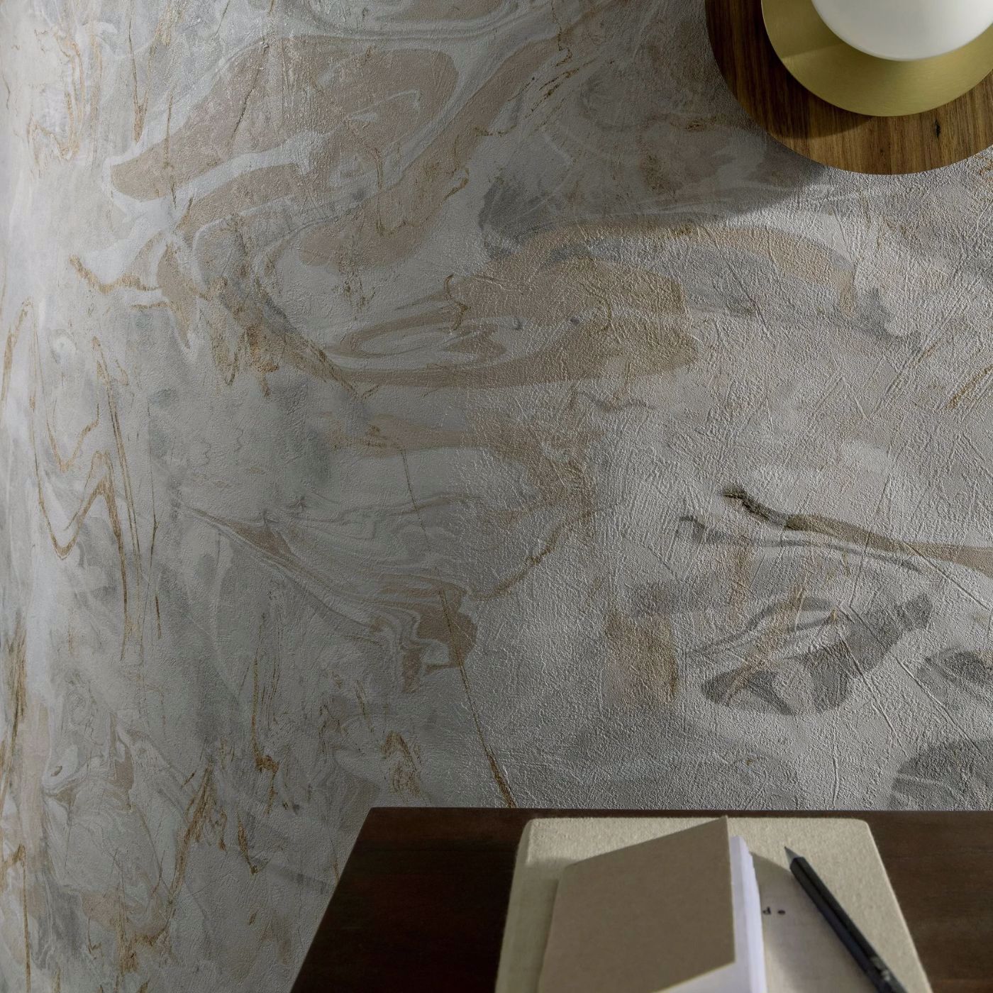 Calacatta Wallpaper - Marble Banner - Clarke & Clarke