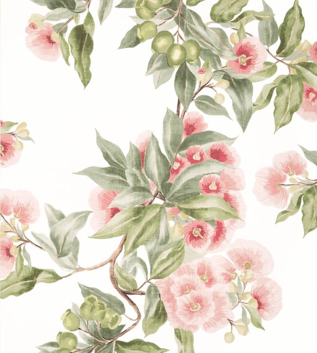 Camellia Garden Wallpaper - Coral - AT24550 - Anna French