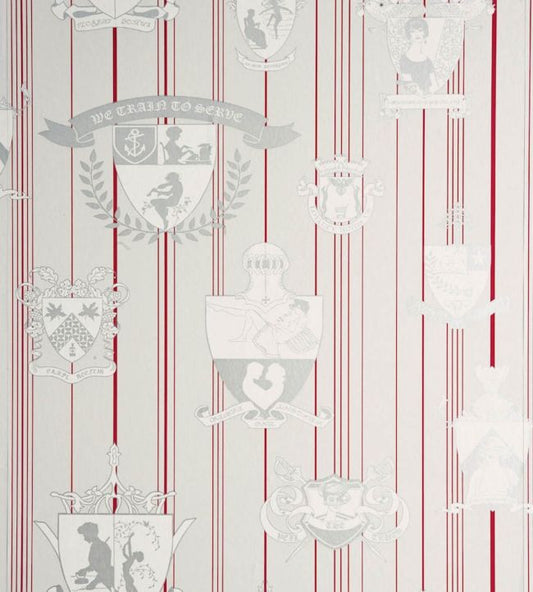 Carpe Noctem Wallpaper - Hot Pink / Silver - BG0100-201 - Barneby Gates