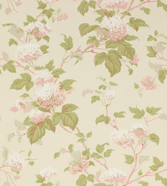 Chantilly Wallpaper - Pink/Green - Colefax & Fowler