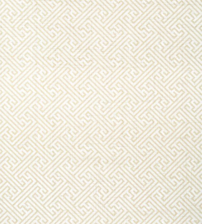 Charlotte Raffia Wallpaper - White on Natural - AT9840 - Anna French