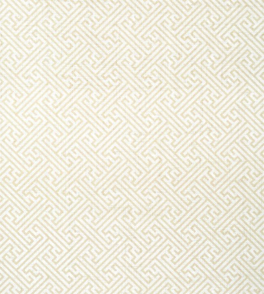 Charlotte Raffia Wallpaper - White on Natural - AT9840 - Anna French