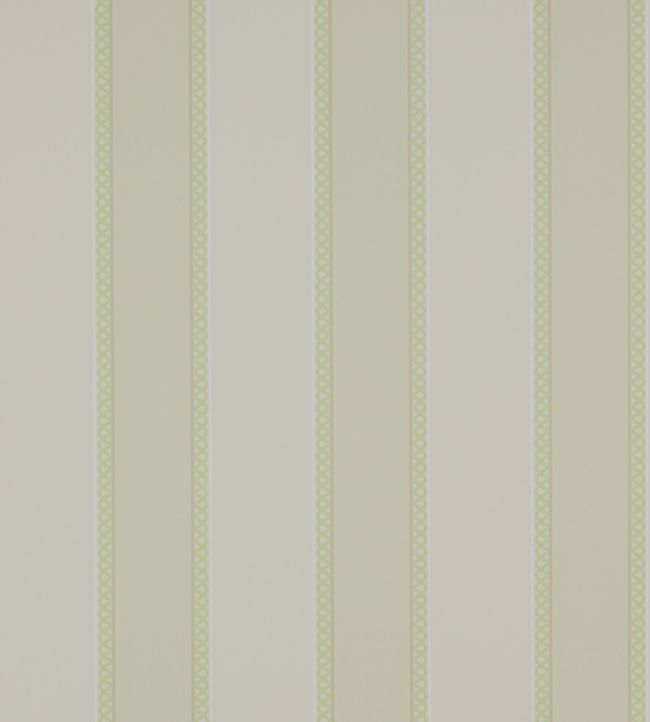 Chartworth Stripe Wallpaper - Green - Colefax & Fowler