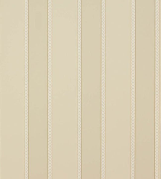 Chartworth Stripe Wallpaper - Stone - Colefax & Fowler