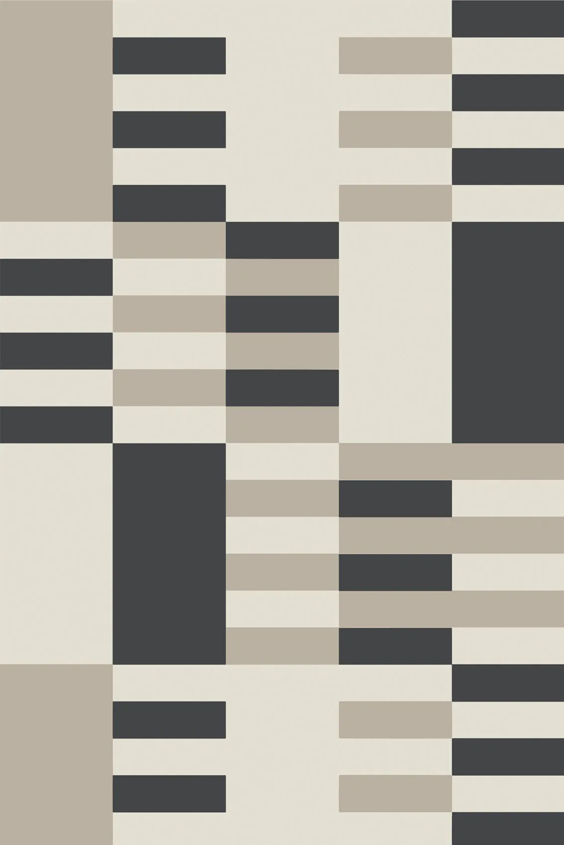Check Wallpaper - Liquorice - 6004