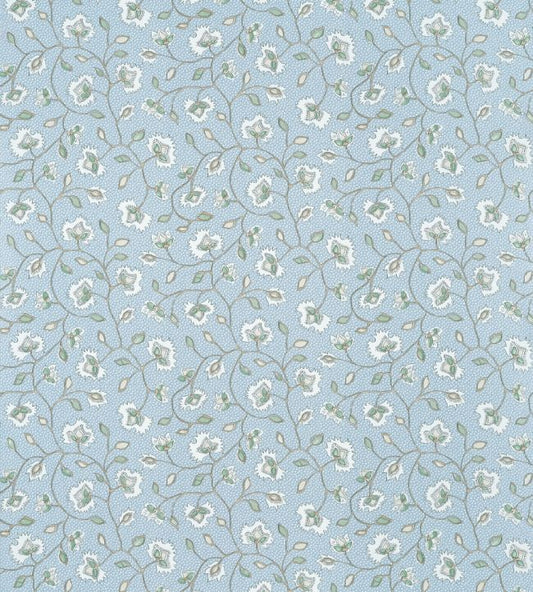 Chelsea Wallpaper - Soft Blue and Green - AT57839 - Anna French