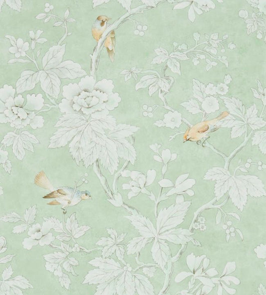Chiswick Grove Wallpaper - Sage - DDAM216387 - Sanderson