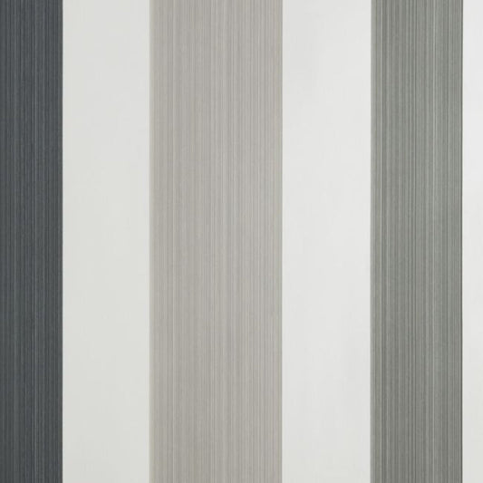 Chromatic Stripe Wallpaper - Off-Black - 4201 - Farrow & Ball
