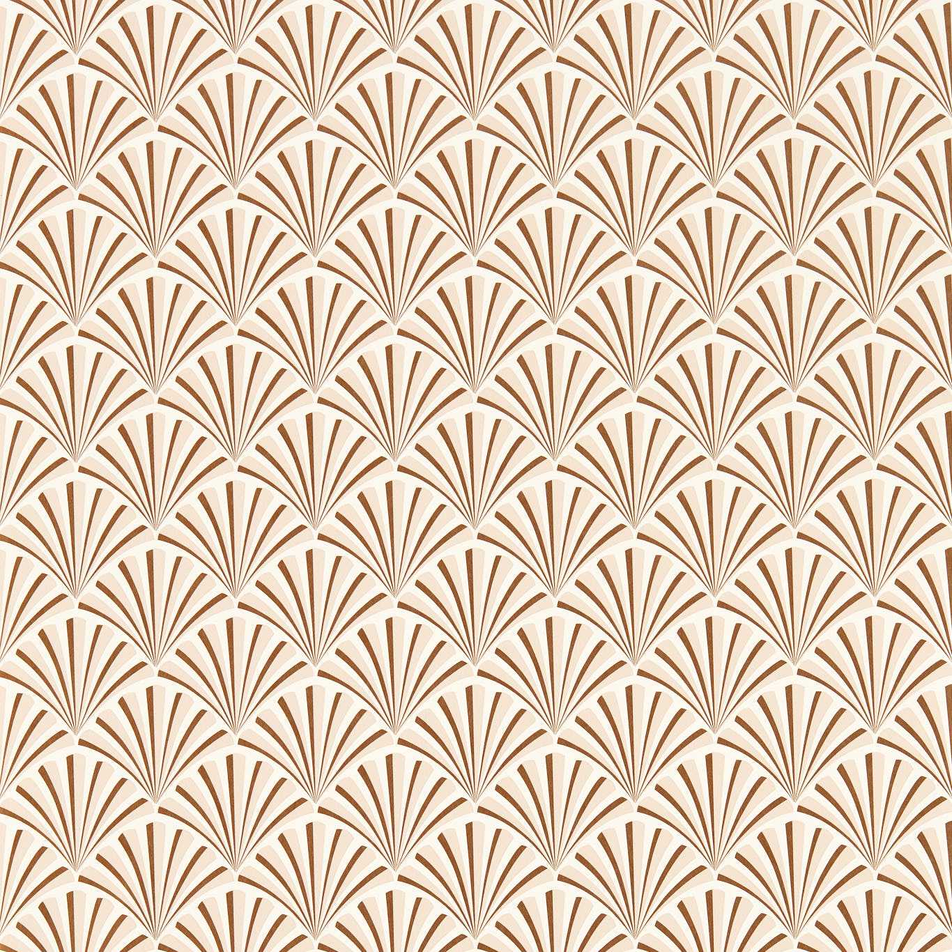 Chrysler Wallpaper - Rose Gold - Clarke & Clarke