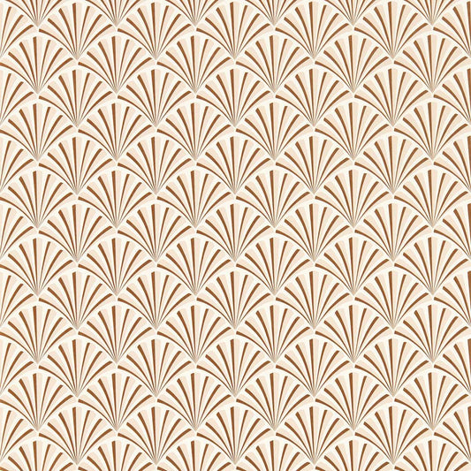 Chrysler Wallpaper - Rose Gold - Clarke & Clarke