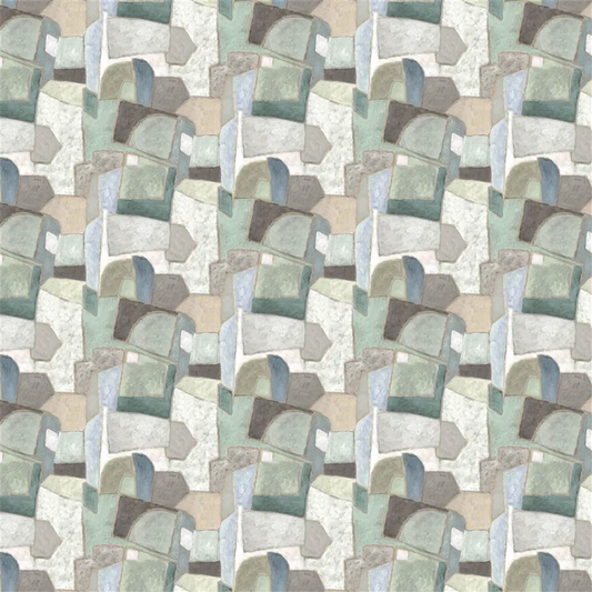 Clay Collage Wallpaper - Ecru - PDG1201/01 - Designers Guild