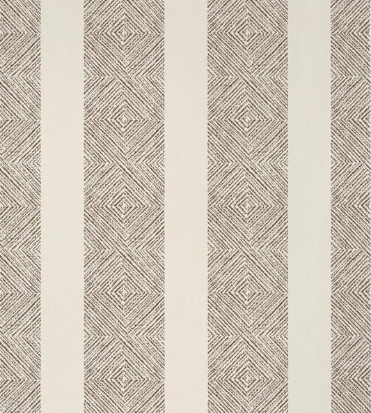 Clipperton Stripe Wallpaper - Brown on Natural - AT15130 - Anna French