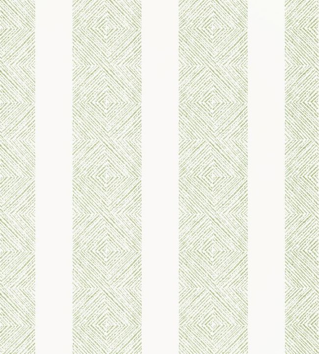 Clipperton Stripe Wallpaper - Green - AT15125 - Anna French