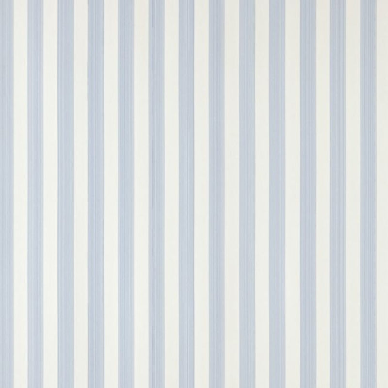 Closet Stripe Wallpaper - Lulworth Blue - 360 - Farrow & Ball
