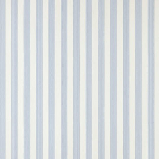 Closet Stripe Wallpaper - Lulworth Blue - 360 - Farrow & Ball