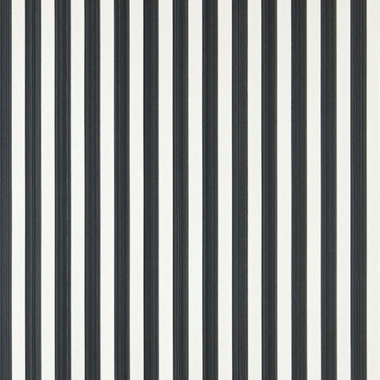 Closet Stripe Wallpaper - Off-Black - 351 - Farrow & Ball