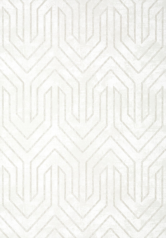 Colburn Chevron Wallpaper - Neutral - AT9668 - Anna French