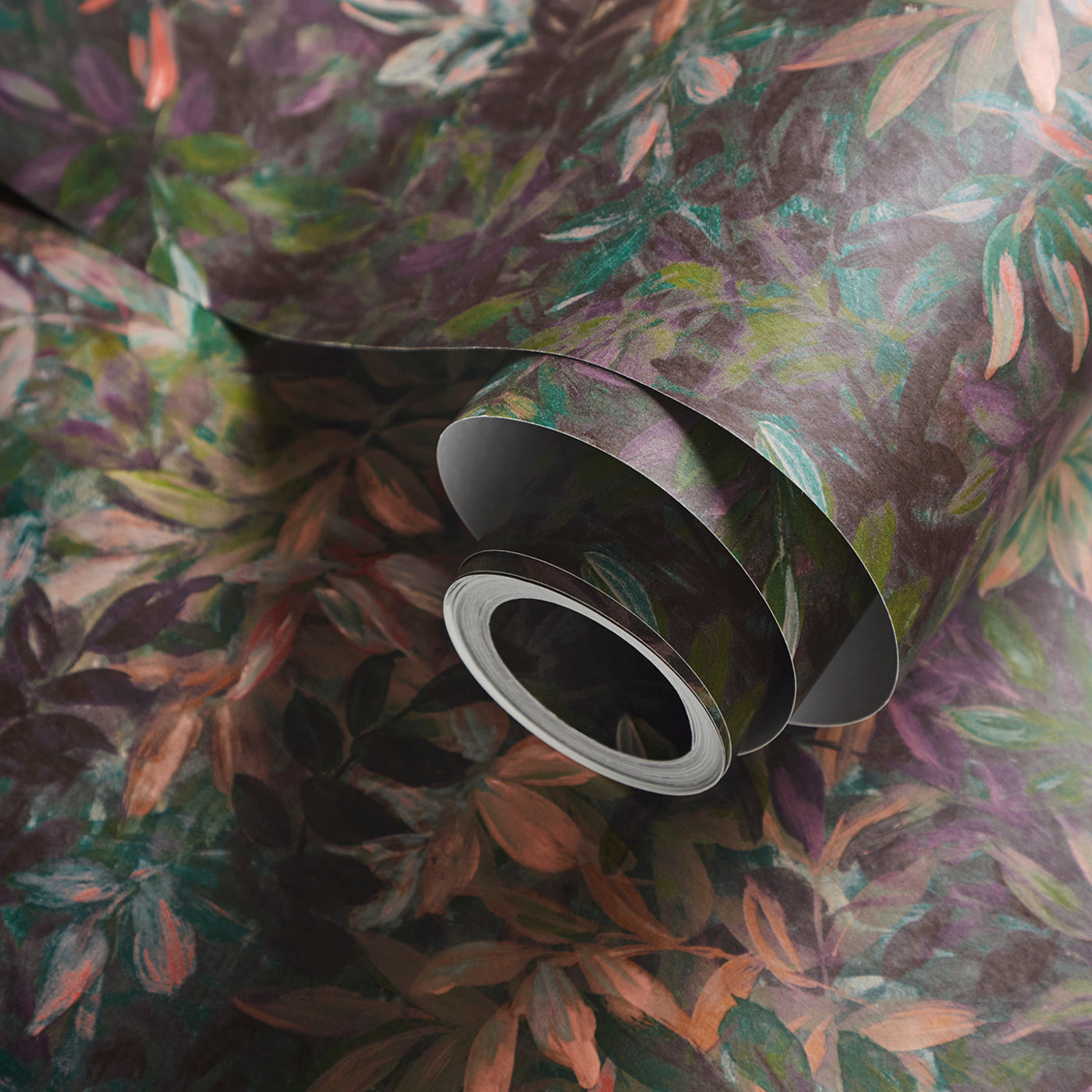 Congo Wallpaper - Amethyst/Emerald - Clarke & Clarke
