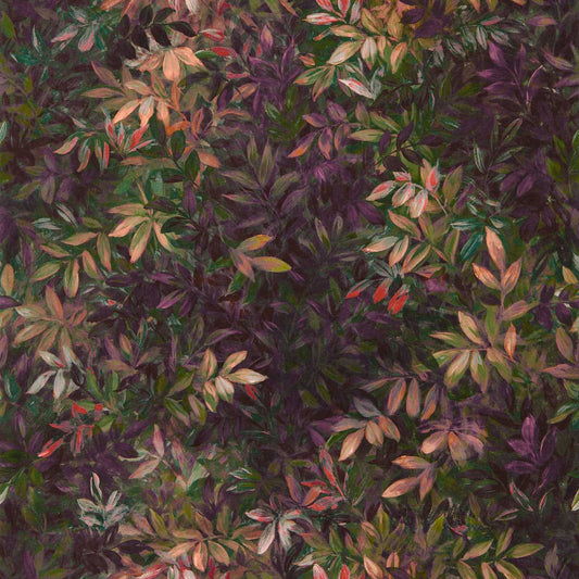 Congo Wallpaper - Amethyst/Emerald - Clarke & Clarke