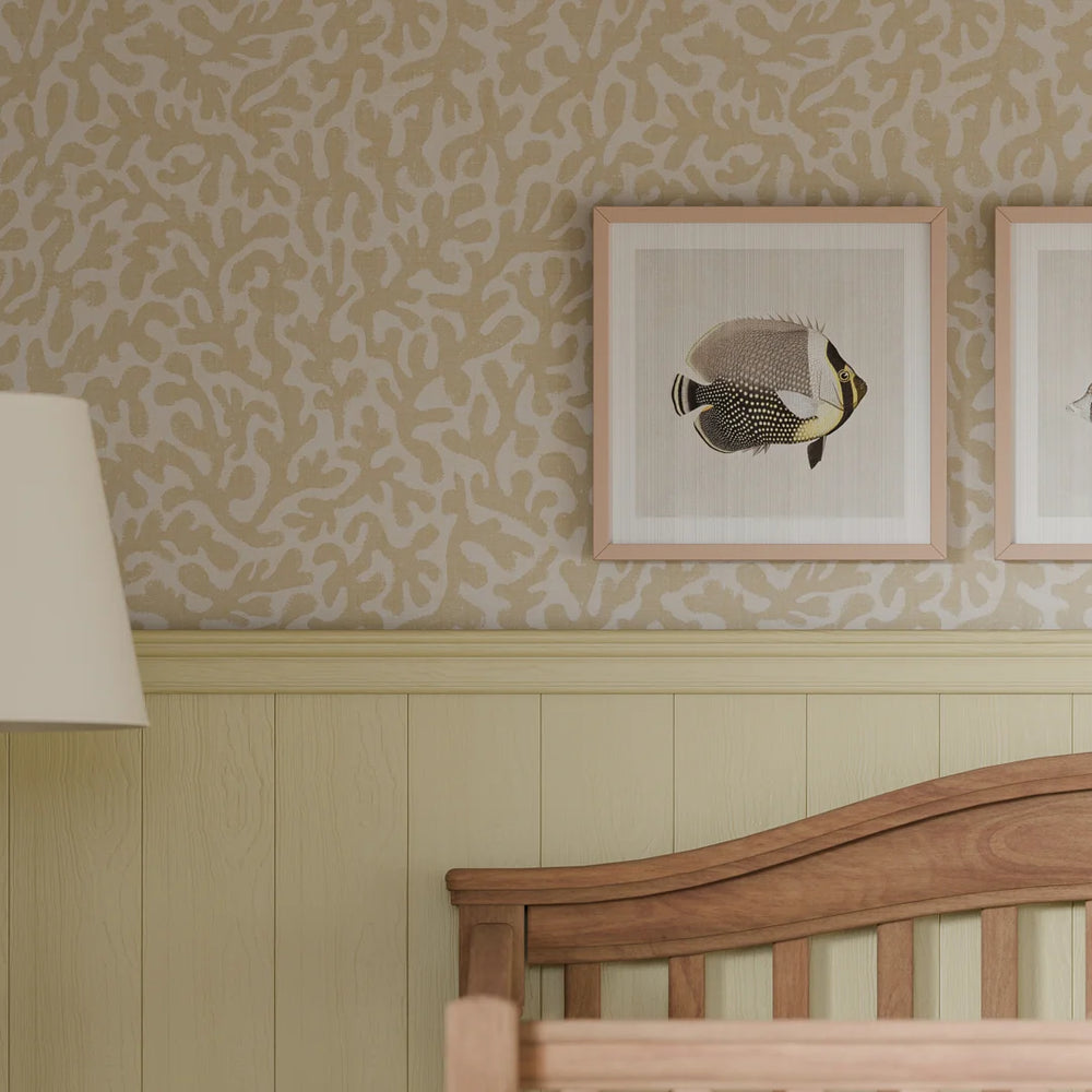 Coral Cove Wallpaper - Antique Gold - Lucie Annabel