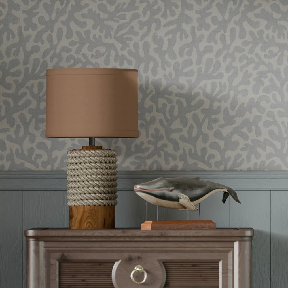 Coral Cove Wallpaper - Cornflower Blue - Lucie Annabel