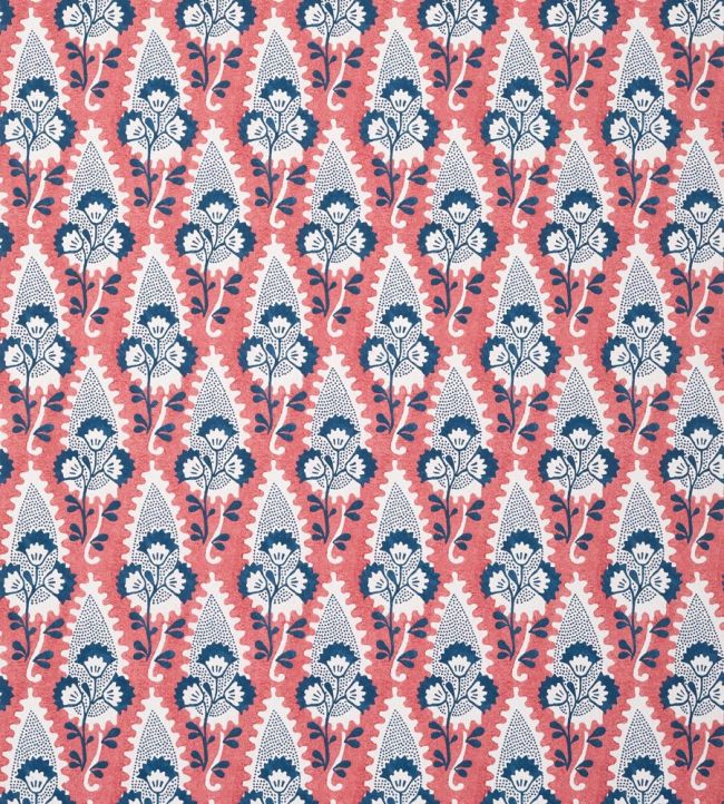 Cornwall Wallpaper - Red and Blue - AT15124 - Anna French
