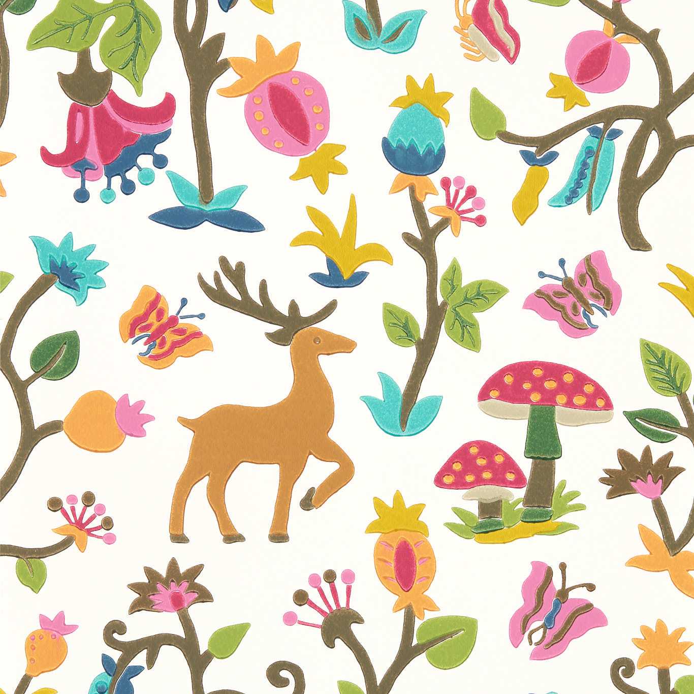 Forest Of Dean Bright/Multi Wallpaper